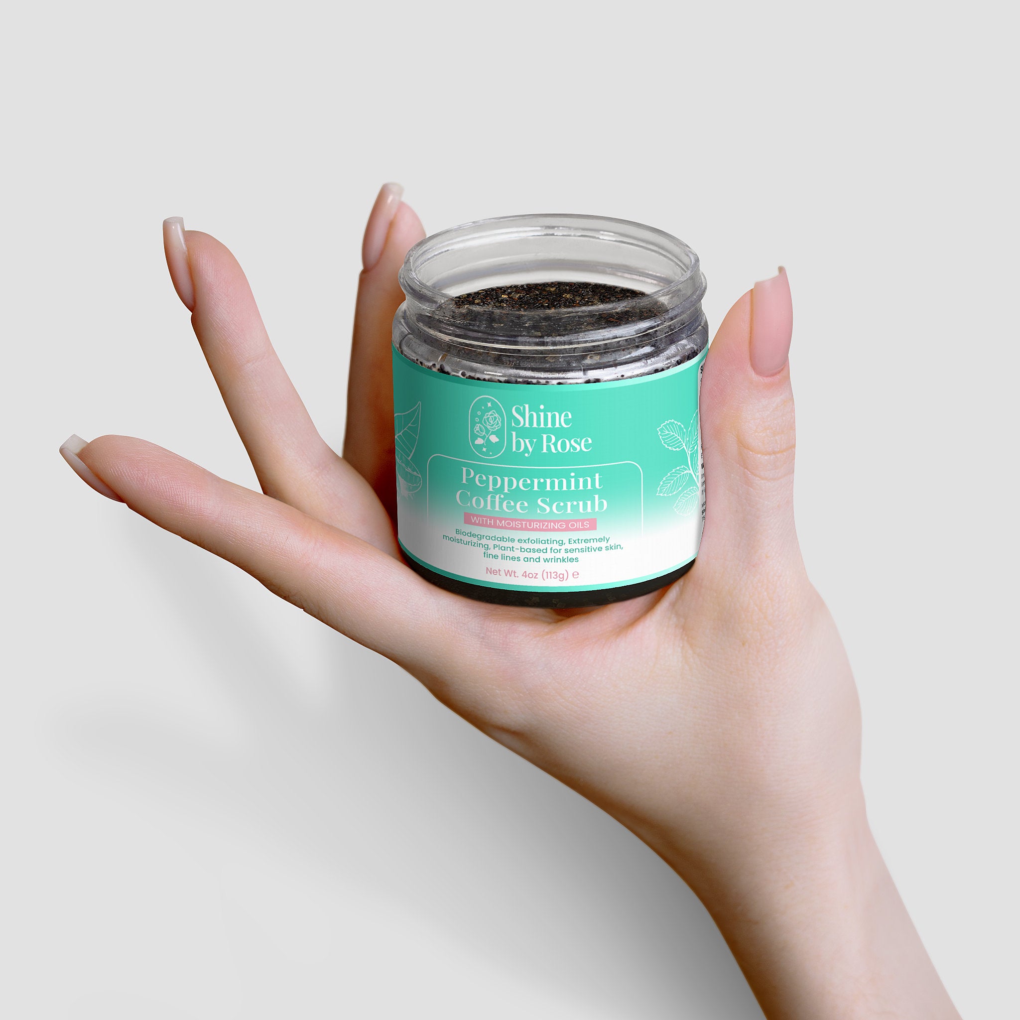 Peppermint Coffee Scrub