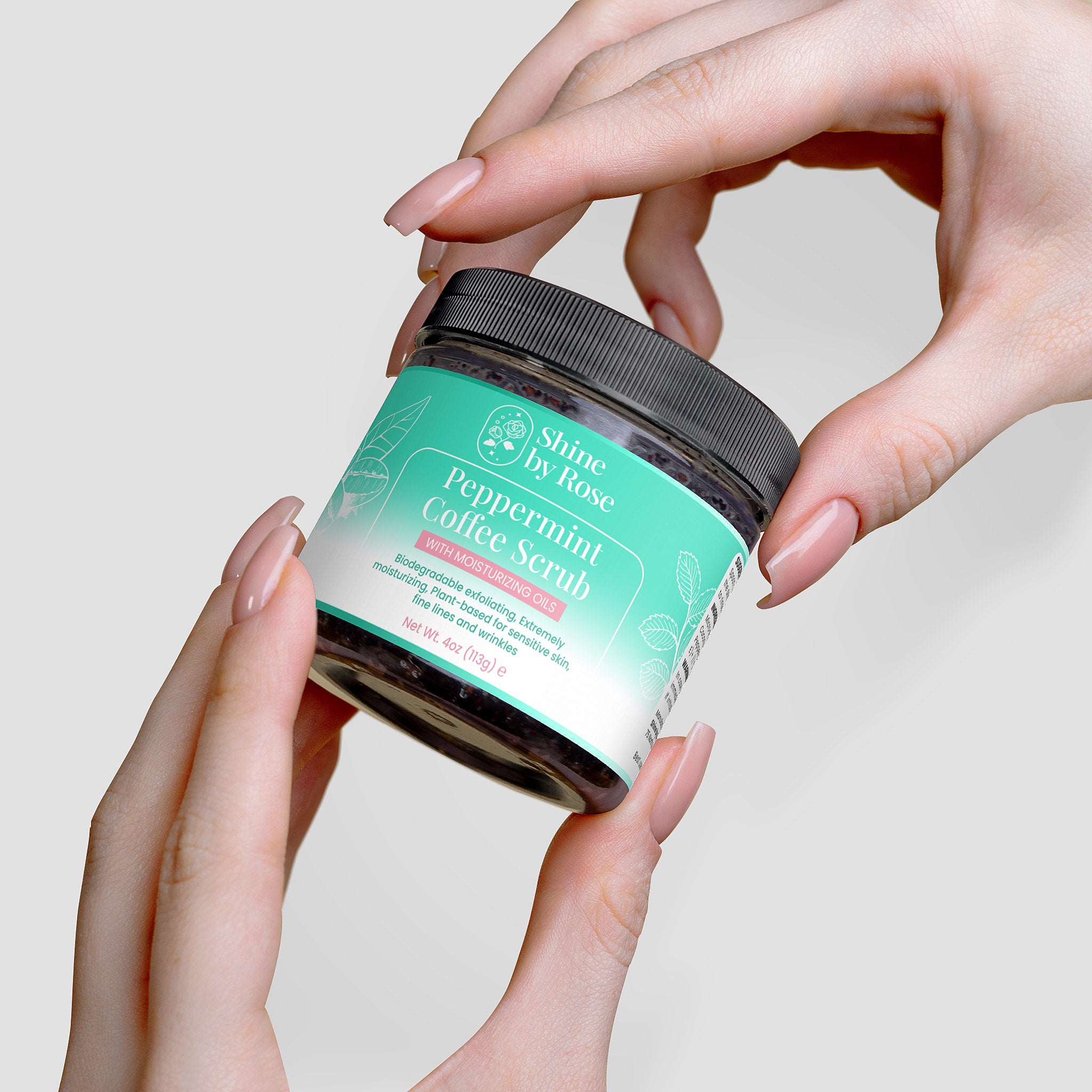 Peppermint Coffee Scrub